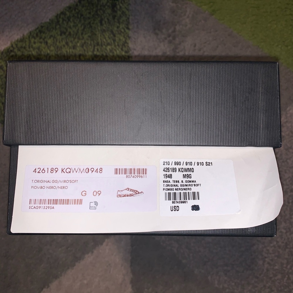 🚫SOLD🚫 Gucci T. Original GG/ MiroSoft Sneakers - Picture 7 of 7